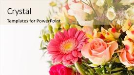  Presentation with dia de los muertos flowers - Slides with wedding calla lily - nice flowers background and a  colored foreground