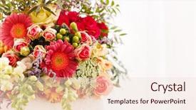  Presentation with dia de los muertos flowers - Audience pleasing PPT layouts consisting of wedding calla lily - nice flowers backdrop and a  colored foreground