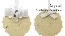  Presentation with wedding card - Slide set with wedding card plain backgrounds - two tags background and a white colored foreground