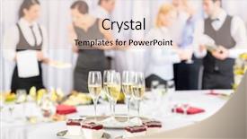  Presentation with champagne - Amazing PPT layouts having wedding celebration - desserts and champagne for business backdrop and a lemonade colored foreground