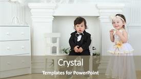  Presentation with black girl - Theme featuring wedding childhood - beautiful little girl in white background and a  colored foreground