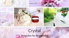  Presentation with wedding - PPT layouts featuring wedding collage background and a lemonade colored foreground