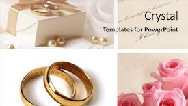  Presentation with band - Colorful PPT theme enhanced with wedding collage backdrop and a lemonade colored foreground