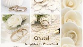  Presentation with wedding - Cool new slide deck with wedding collage backdrop and a lemonade colored foreground