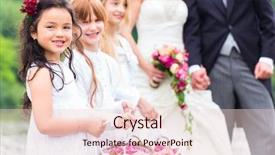  Presentation with flower wedding - Amazing presentation having wedding couple bride and groom backdrop and a lemonade colored foreground