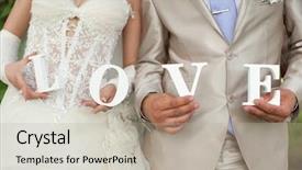  Presentation with bride - Slides featuring wedding dress - closeup shot of bride background and a mint green colored foreground