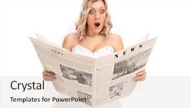  Presentation with white wedding - Amazing presentation theme having studio shot of a surprised backdrop and a lemonade colored foreground