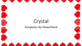  Presentation with wedding card - Audience pleasing presentation theme consisting of wedding frames - valentines day valentines day hearts backdrop and a white colored foreground