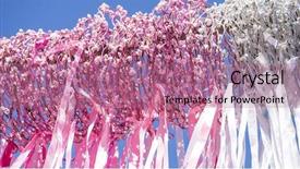  Presentation with hinduism - Amazing PPT layouts having wedding garlands of flowers backdrop and a coral colored foreground