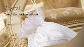  Presentation with bride - Slide deck featuring wedding-handbag-of-the-bride background and a coral colored foreground