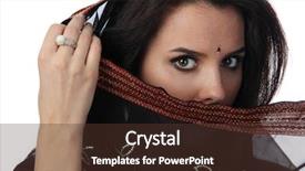  Presentation with indian wedding - Theme having wedding indian - young woman in sari background and a  colored foreground