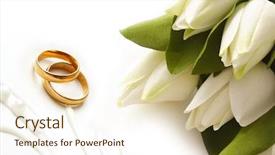  Presentation with wedding invitation - Cool new presentation with wedding invitation backdrop and a cream colored foreground