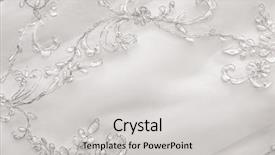  Presentation with wedding - Beautiful slides featuring wedding lace backdrop and a light gray colored foreground