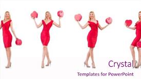  Presentation with ceiling designs abstract architecture white - PPT theme having wedding montage - woman with giftbox isolated background and a  colored foreground