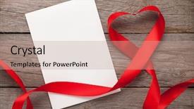  Presentation with valentines day - Presentation theme with wedding photo - valentines day heart shaped red background and a coral colored foreground