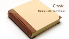  Presentation with photo album - PPT theme having three big vertical poster on background and a white colored foreground