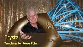  Presentation with wedding ring - PPT theme with wedding-ring-photo-booth and a tawny brown colored foreground