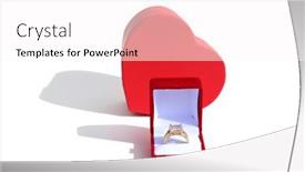  Presentation with wedding ring - Cool new PPT layouts with wedding-ring-wedding-ring backdrop and a pink colored foreground