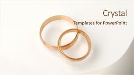  Presentation with wedding white - PPT layouts featuring wedding rings bands on white background and a  colored foreground