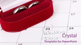  Presentation with wedding white - Cool new slides with employees of the gold mining backdrop and a  colored foreground.