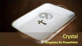  Presentation with christian wedding - Amazing presentation theme having wedding rings on a tray backdrop and a tawny brown colored foreground
