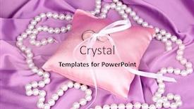  Presentation with purple wedding - Colorful slide set enhanced with wedding rings on satin pillow on purple cloth background backdrop and a lemonade colored foreground