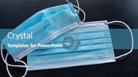  Presentation with wedding rings - Cool new presentation theme with wedding-rings-with-surgical-mask backdrop and a teal colored foreground