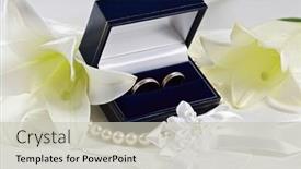  Presentation with white wedding - Amazing PPT theme having wedding still life in white backdrop and a soft green colored foreground