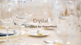  Presentation with wedding - PPT theme featuring wedding-table-in-the-restaurant background and a lemonade colored foreground