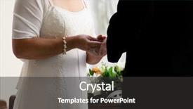  Presentation with wedding ring - Audience pleasing slide set consisting of wedding vows husband and wife backdrop and a  colored foreground