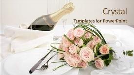  Presentation with holiday - Colorful slides enhanced with wedding wine - holiday background backdrop and a lemonade colored foreground