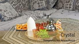  Presentation with babies - Beautiful PPT theme featuring weddings or to pay condolence backdrop and a coral colored foreground