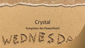  Presentation with hand drawn cartoon of sports - Slide deck featuring wednesday - drawn of the hand background and a coral colored foreground