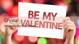  Presentation with valentine - Amazing PPT layouts having  backdrop and a  colored foreground