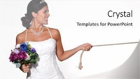  Presentation with involuntary - Slide set featuring weedding ceremony - forced marriage involuntary marriage background and a white colored foreground