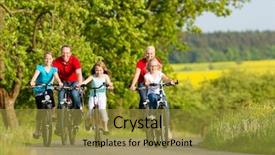  Presentation with dirt bike - Theme having weekend excursion on their bike background and a gold colored foreground