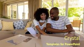  Presentation with weekend - Slide deck consisting of weekend-fun-at-home-together background and a coral colored foreground