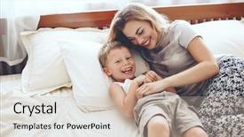  Presentation with old young - Amazing presentation theme having weekend together lazy morning backdrop and a soft green colored foreground