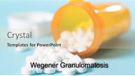 Presentation with medical concept - Presentation theme featuring wegener-granulomatosis-wegener-granulomatosis-text background and a lemonade colored foreground