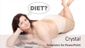  Presentation with civilization - Presentation design enhanced with weighing machine healthy lifestyle theme background and a lemonade colored foreground