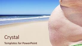  Presentation with obese - Amazing presentation design having weight - close up of a obese backdrop and a lemonade colored foreground