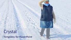  Presentation with patients and weight loss - Beautiful presentation featuring weight loss concept lifestyle picture backdrop and a  colored foreground