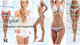  Presentation with body fat - Amazing presentation having lose health sport fitness nutrition backdrop and a lemonade colored foreground