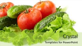  Presentation with weight loss - Audience pleasing slides consisting of weight loss free - fresh vegetables backdrop and a yellow colored foreground