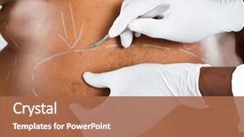  Presentation with weight loss - Theme enhanced with weight loss plastic surgery background and a coral colored foreground