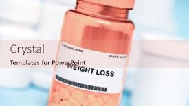  Presentation with health diet - PPT layouts having weight-loss-refers background and a coral colored foreground