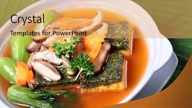  Presentation with sweet 16 birthday - Presentation theme enhanced with weight watcher - sweet and sour vegetarian tofu background and a yellow colored foreground