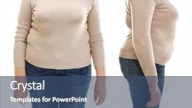  Presentation with weightloss - Cool new slide deck with weightloss on white background health backdrop and a  colored foreground