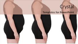  Presentation with health diet - Presentation having weightloss on white background health background and a coral colored foreground