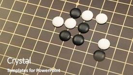  Presentation with chinese chinese - Presentation design consisting of weiqi or go the chinese background and a violet colored foreground